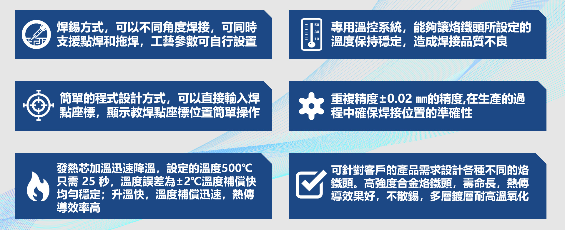 焊錫機特點