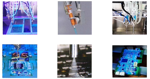 噴塗塗覆機特寫